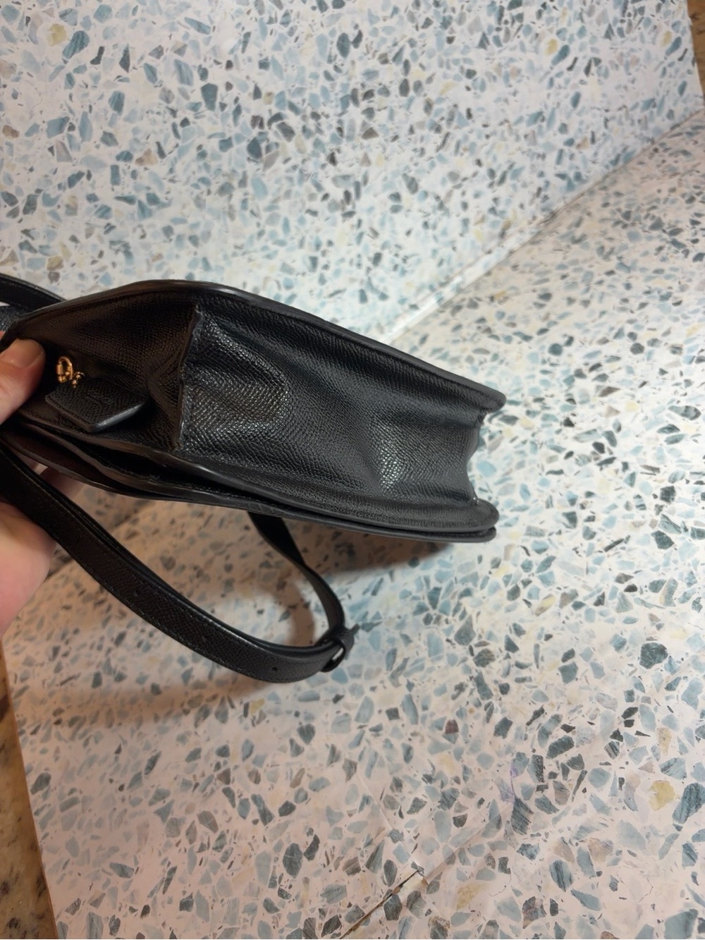 Coach C5826 Black Mini Brynn Bag Pebbled Leather Gold Hardware - Picture 4 of 9